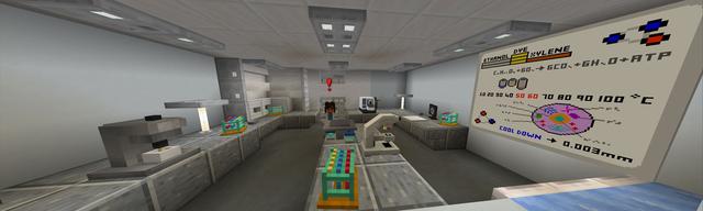 Panorama of the Minecraft Bedrock Marketplace product Detect & Diagnose created by Causeway Digital.