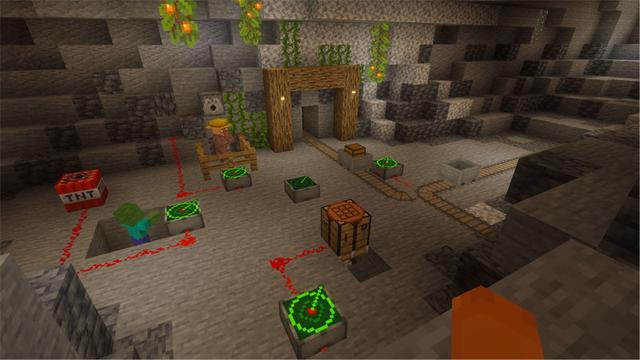 Screenshot of the Minecraft Bedrock Marketplace product Redstone Plus Add-On created by Causeway Digital.