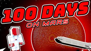Thumbnail of the Minecraft Bedrock Marketplace product 100 Days on Mars created by ChewMingo.