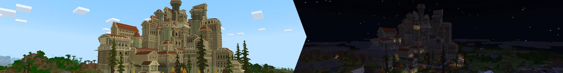 Panorama of the Minecraft Bedrock Marketplace product 100 Days created by ChewMingo.