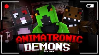 Thumbnail of the Minecraft Bedrock Marketplace product ANIMATRONIC DEMONS created by ChewMingo.