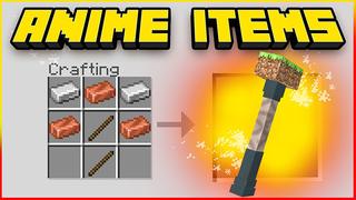 Thumbnail of the Minecraft Bedrock Marketplace product ITEMS DE L'ANIME created by ChewMingo.