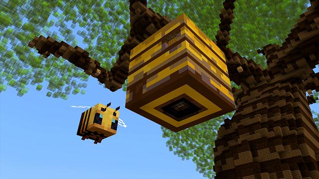 Screenshot of the Minecraft Bedrock Marketplace product Become A BEE! created by ChewMingo.