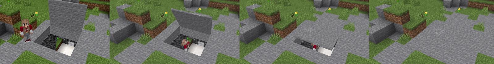 Panorama of the Minecraft Bedrock Marketplace product BUNKER BASE created by ChewMingo.