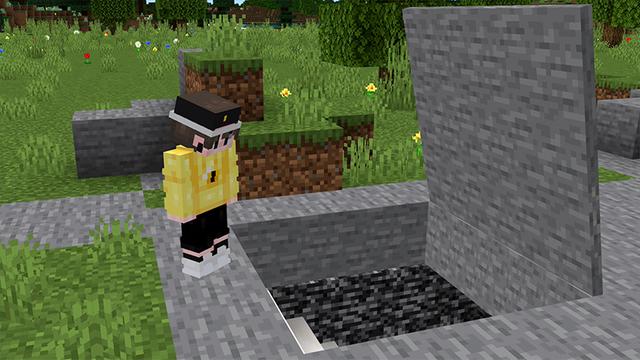 Screenshot of the Minecraft Bedrock Marketplace product BUNKER BASE created by ChewMingo.