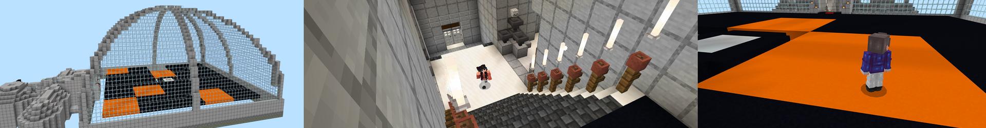Panorama of the Minecraft Bedrock Marketplace product Button Race created by ChewMingo.