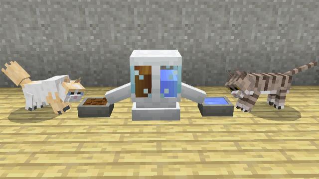 Screenshot of the Minecraft Bedrock Marketplace product CATS Add-On created by ChewMingo.