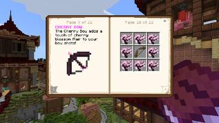 Screenshot of the Minecraft Bedrock Marketplace product CHERRY TOOLS created by ChewMingo.