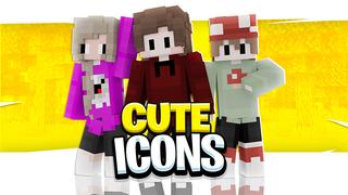 Thumbnail of the Minecraft Bedrock Marketplace product CUTE ICONS created by ChewMingo.