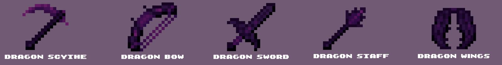 Panorama of the Minecraft Bedrock Marketplace product Dragon Tools created by ChewMingo.