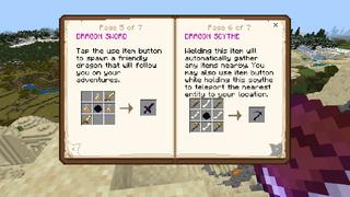 Screenshot of the Minecraft Bedrock Marketplace product Dragon Tools created by ChewMingo.
