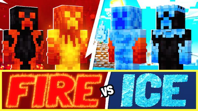 Thumbnail of the Minecraft Bedrock Marketplace product FIRE vs ICE created by ChewMingo.
