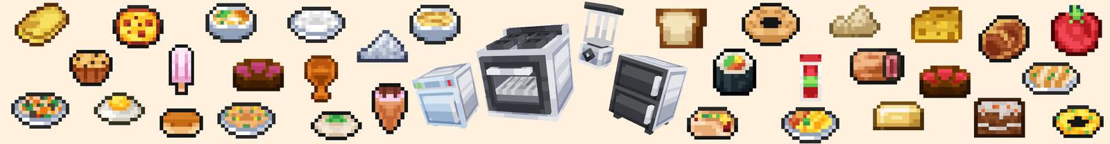 Panorama of the Minecraft Bedrock Marketplace product FOOD++ created by ChewMingo.