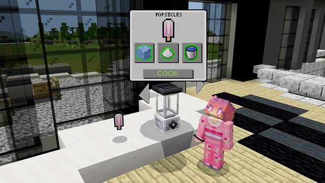 Screenshot of the Minecraft Bedrock Marketplace product FOOD++ created by ChewMingo.