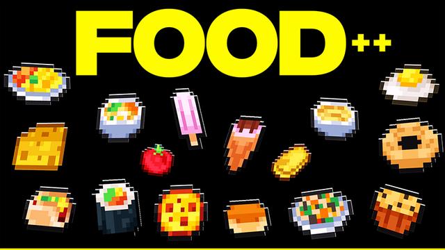 Thumbnail of the Minecraft Bedrock Marketplace product FOOD++ created by ChewMingo.