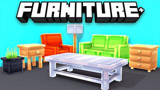 Thumbnail of the Minecraft Bedrock Marketplace product FURNITURE+ created by ChewMingo.