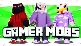 Thumbnail of the Minecraft Bedrock Marketplace product GAMER MOBS! created by ChewMingo.