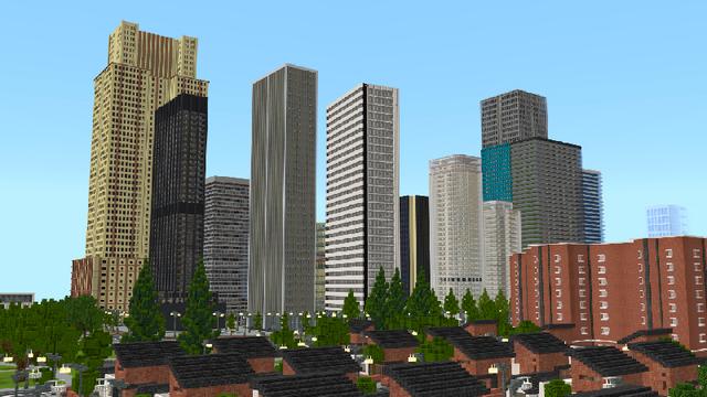 Screenshot of the Minecraft Bedrock Marketplace product GIANT CITY created by ChewMingo.