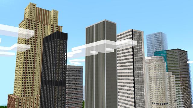 Screenshot of the Minecraft Bedrock Marketplace product GIANT CITY created by ChewMingo.