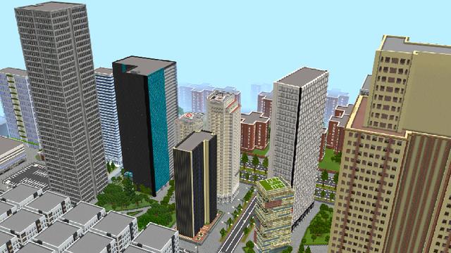 Screenshot of the Minecraft Bedrock Marketplace product GIANT CITY created by ChewMingo.