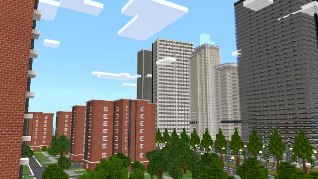 Screenshot of the Minecraft Bedrock Marketplace product GIANT CITY created by ChewMingo.