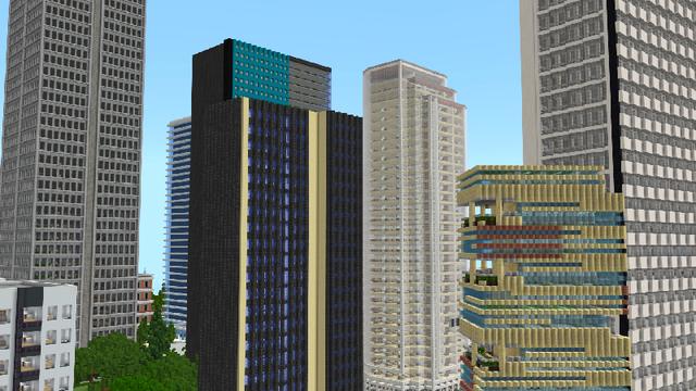 Screenshot of the Minecraft Bedrock Marketplace product GIANT CITY created by ChewMingo.
