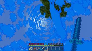 Screenshot of the Minecraft Bedrock Marketplace product God Weapons created by ChewMingo.