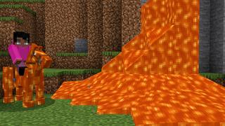 Screenshot of the Minecraft Bedrock Marketplace product HORSES++ created by ChewMingo.