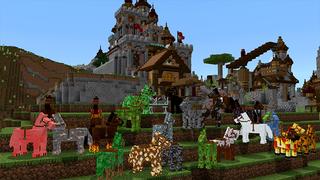 Screenshot of the Minecraft Bedrock Marketplace product HORSES++ created by ChewMingo.