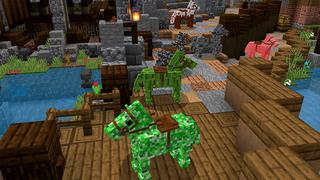 Screenshot of the Minecraft Bedrock Marketplace product HORSES++ created by ChewMingo.