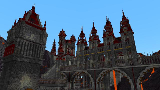 Screenshot of the Minecraft Bedrock Marketplace product LAVA CASTLE created by ChewMingo.