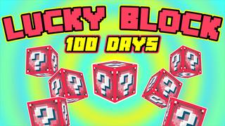 Thumbnail of the Minecraft Bedrock Marketplace product Lucky Block 100 Days created by ChewMingo.