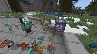 Screenshot of the Minecraft Bedrock Marketplace product Lucky Block Adventure created by ChewMingo.