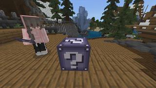 Screenshot of the Minecraft Bedrock Marketplace product Lucky Block Adventure created by ChewMingo.