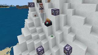 Screenshot of the Minecraft Bedrock Marketplace product Lucky Block Adventure created by ChewMingo.