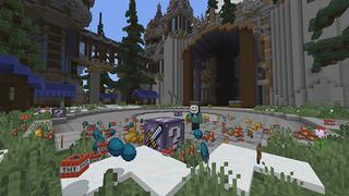 Screenshot of the Minecraft Bedrock Marketplace product Lucky Block Adventure created by ChewMingo.