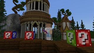Screenshot of the Minecraft Bedrock Marketplace product Lucky Block Party created by ChewMingo.