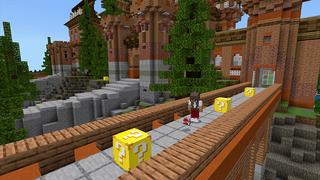 Screenshot of the Minecraft Bedrock Marketplace product LUCKY BLOCK+ created by ChewMingo.