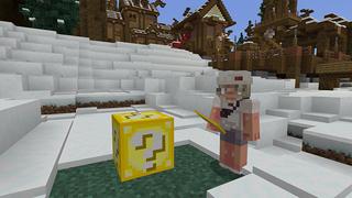 Screenshot of the Minecraft Bedrock Marketplace product Lucky Block created by ChewMingo.