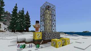 Screenshot of the Minecraft Bedrock Marketplace product Lucky Block created by ChewMingo.