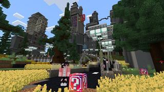 Screenshot of the Minecraft Bedrock Marketplace product Lucky Blocks created by ChewMingo.