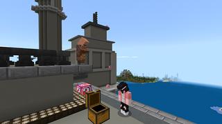 Screenshot of the Minecraft Bedrock Marketplace product Lucky Blocks created by ChewMingo.