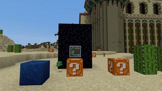 Screenshot of the Minecraft Bedrock Marketplace product Lucky Blocks Wild created by ChewMingo.