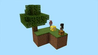 Screenshot of the Minecraft Bedrock Marketplace product Luckyblock Skyblock created by ChewMingo.