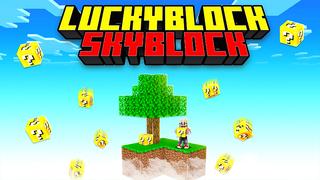 Thumbnail of the Minecraft Bedrock Marketplace product Luckyblock Skyblock created by ChewMingo.