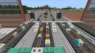 Screenshot of the Minecraft Bedrock Marketplace product MACHINES created by ChewMingo.