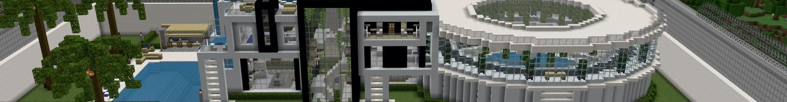 Panorama of the Minecraft Bedrock Marketplace product Mansion! created by ChewMingo.