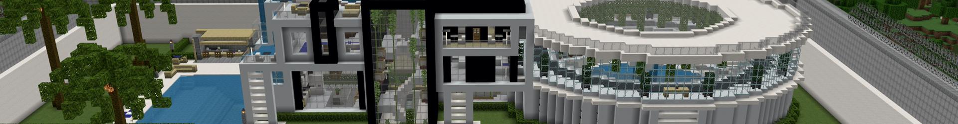 Panorama of the Minecraft Bedrock Marketplace product Mansion! created by ChewMingo.