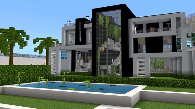 Screenshot of the Minecraft Bedrock Marketplace product Mansion! created by ChewMingo.