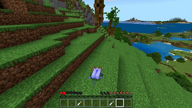 Screenshot of the Minecraft Bedrock Marketplace product MORPH into MOBS created by ChewMingo.